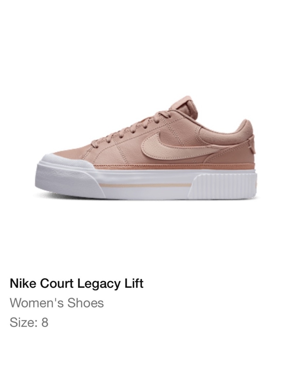 Nike Women’s Court Legacy Lift Shoes